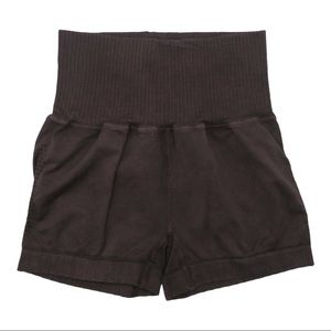 Hot Fudge Free People Good Karma Running Shorts